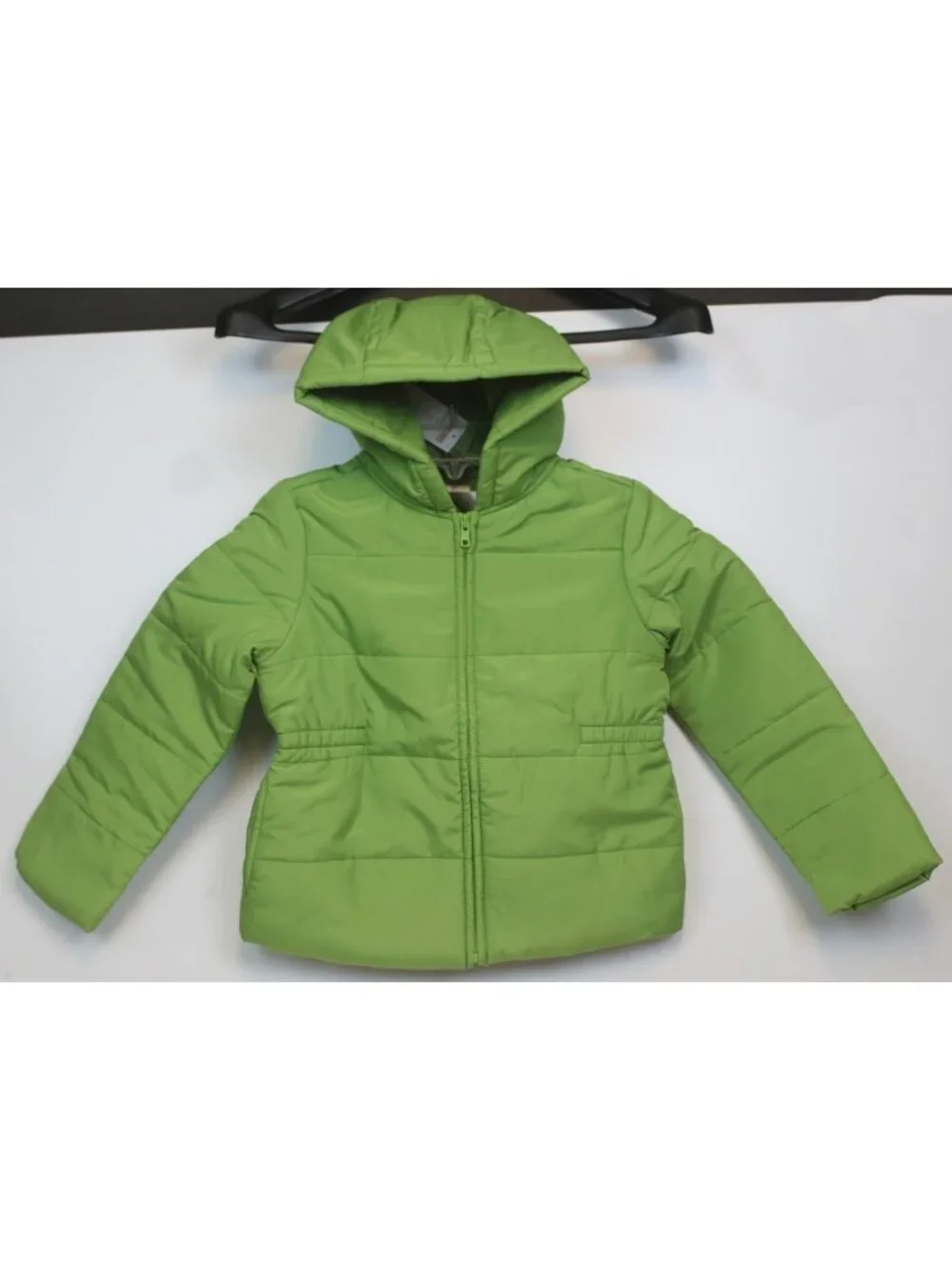 2007 Gymboree Cupcake Cutie Puffer Jacket Coat sz Med 7/8 NWT Green Hoodie Winte